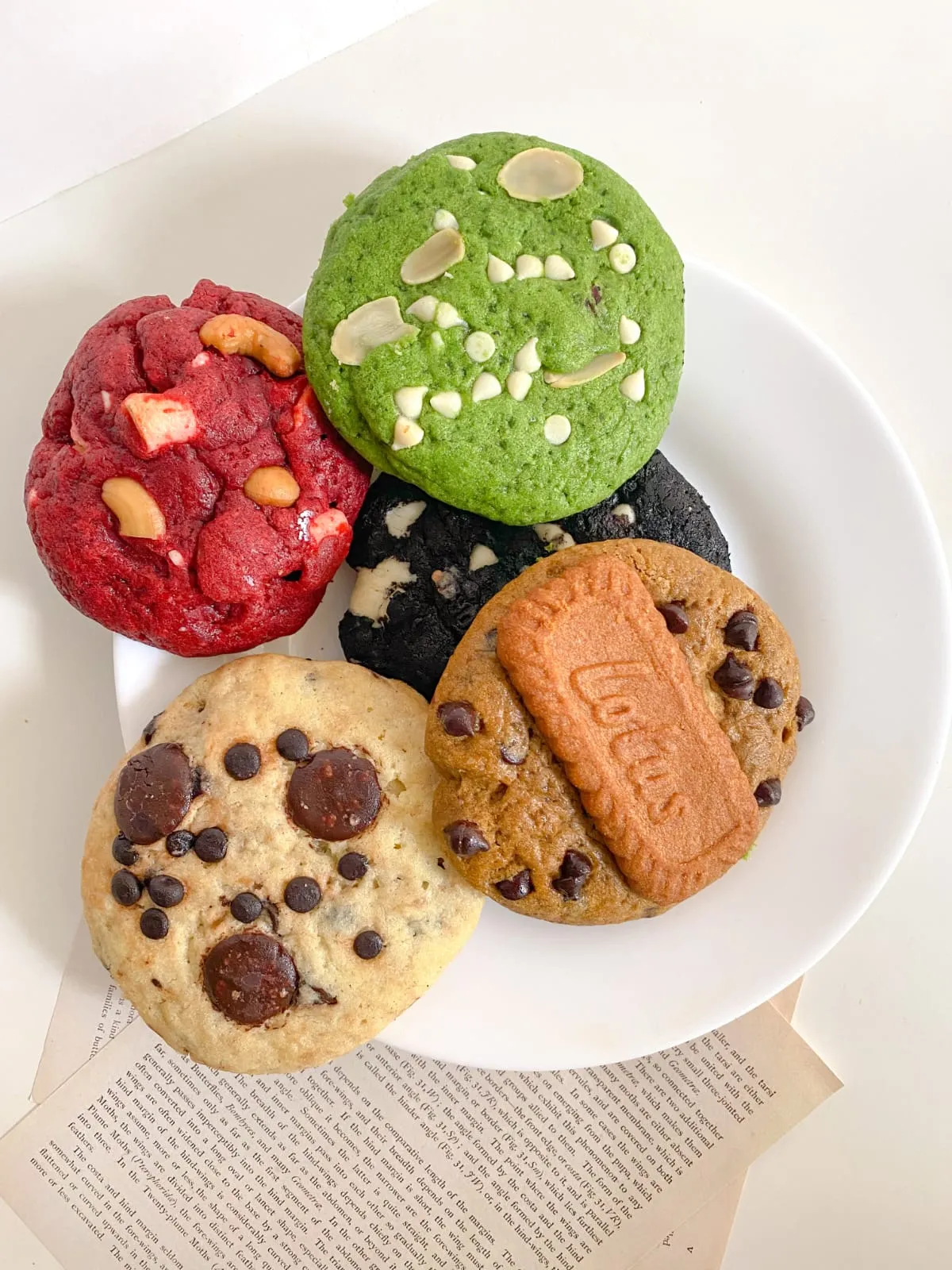 Korean soft cookies Itacakeshop: cookie besar aneka rasa dan toples berisi versi mini